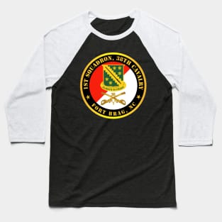 1st Squadron, 38th Cavalry - Fort Bragg, NC w DUI - Cav Branch X 300 Baseball T-Shirt